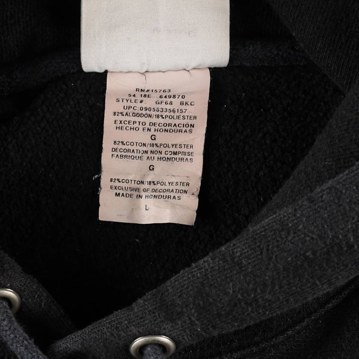 Champion REVERSE WEAVE Reverse Weave Sweat Pullover Hoodie Men's L size cotton black type Vintage Second Hand