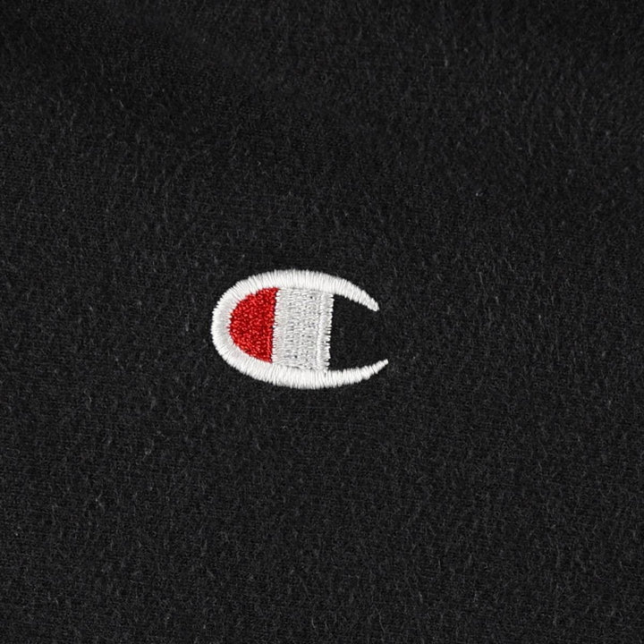 Champion REVERSE WEAVE Reverse Weave Sweat Pullover Hoodie Men's L size cotton black type Vintage Second Hand