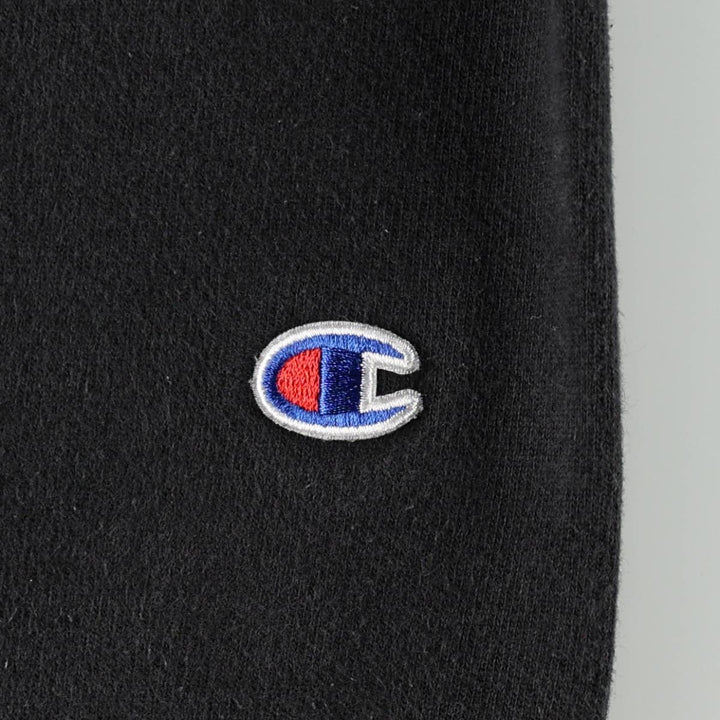 Champion REVERSE WEAVE Reverse Weave Sweat Pullover Hoodie Men's L size cotton black type Vintage Second Hand