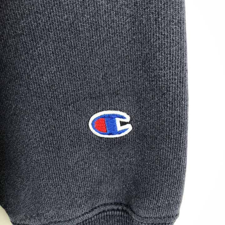 Champion REVERSE WEAVE College Sweat Full-Zip Hoodie, Men's Size M (approx.) cotton navy blue type Vintage Second Hand