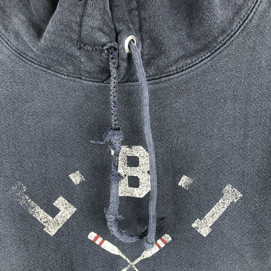 Champion REVERSE WEAVE College Sweat Full-Zip Hoodie, Men's Size M (approx.) cotton navy blue type Vintage Second Hand