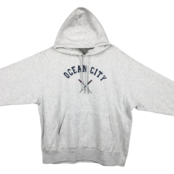 Champion REVERSE WEAVE Reverse Weave College Sweat Pullover Hoodie Men's XL cotton white type Vintage Second Hand