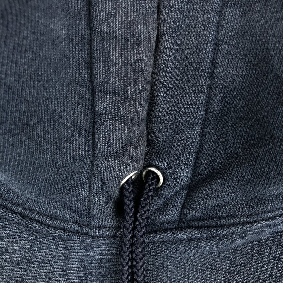2000'S Champion PREMIUM REVERSE WEAVE Premium Reverse Weave Sweatshirt Pullover Hoodie, Men's Size M cotton navy blue type Vintage Second Hand