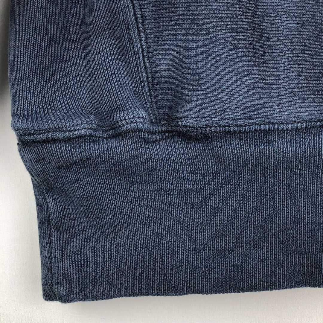 2000'S Champion PREMIUM REVERSE WEAVE Premium Reverse Weave Sweatshirt Pullover Hoodie, Men's Size M cotton navy blue type Vintage Second Hand