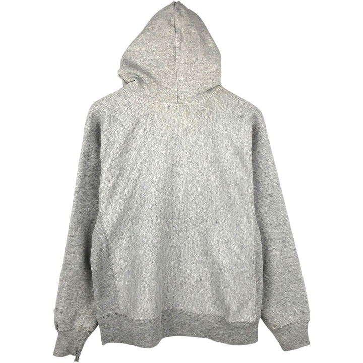 2000'S Champion PREMIUM REVERSE WEAVE Premium Reverse Weave Sweatshirt Pullover Hoodie, Men's Size M cotton gray type Vintage Second Hand