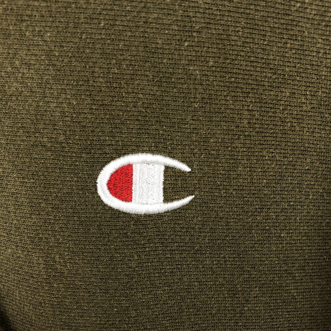 Champion REVERSE WEAVE Reverse Weave Sweat Pullover Hoodie Men's XL cotton Khaki type Vintage Second Hand