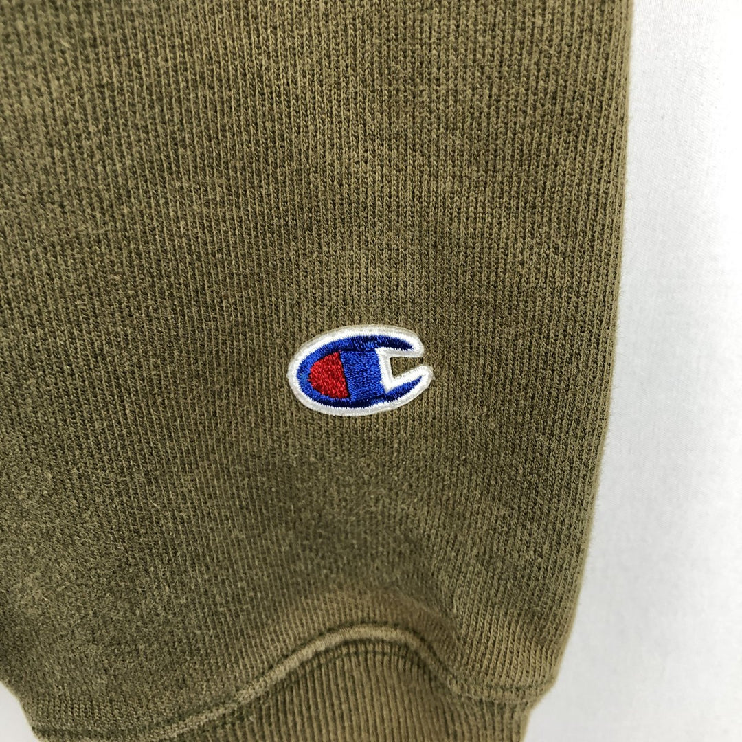 Champion REVERSE WEAVE Reverse Weave Sweat Pullover Hoodie Men's XL cotton Khaki type Vintage Second Hand