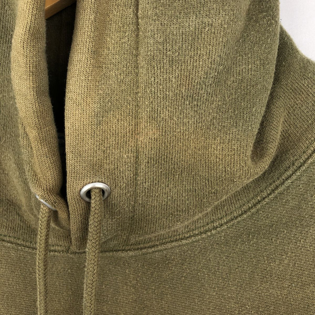 Champion REVERSE WEAVE Reverse Weave Sweat Pullover Hoodie Men's XL cotton Khaki type Vintage Second Hand