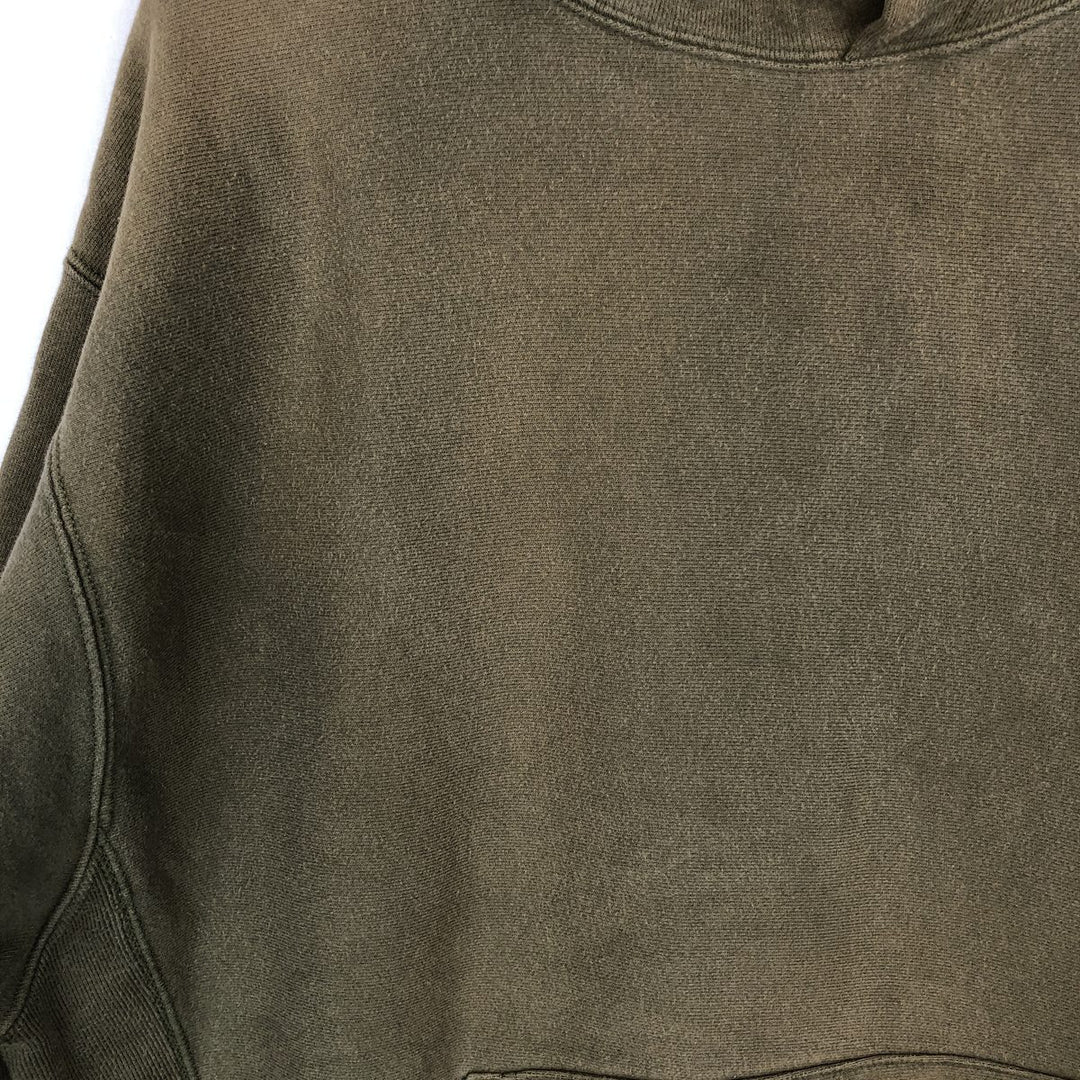 Champion REVERSE WEAVE Reverse Weave Sweat Pullover Hoodie Men's XL cotton Khaki type Vintage Second Hand