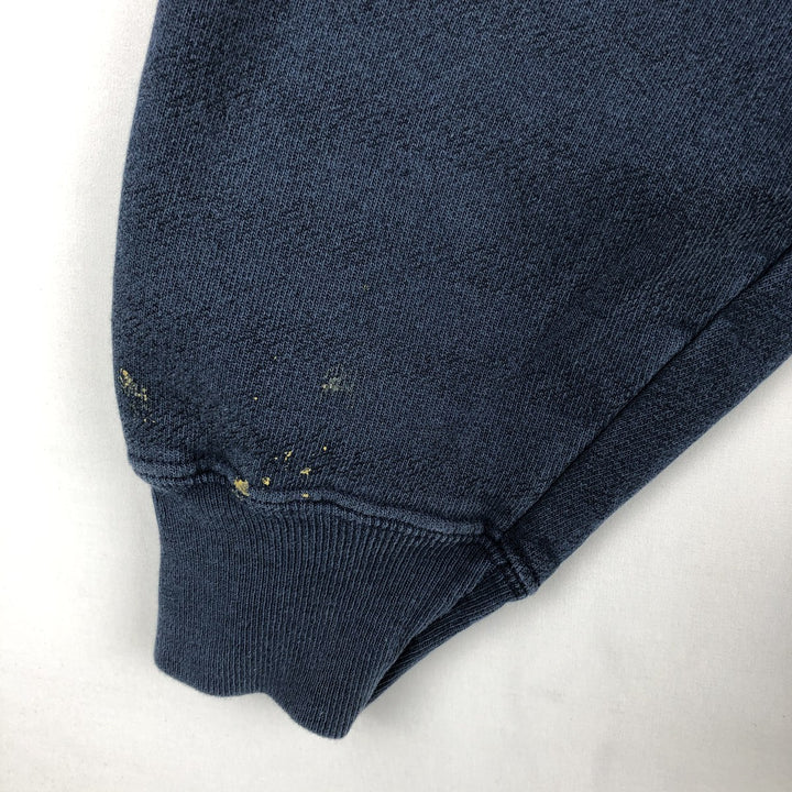 2000'S Champion PREMIUM REVERSE WEAVE Premium Reverse Weave Sweatshirt Pullover Hoodie, Men's Size L cotton navy blue type Vintage Second Hand