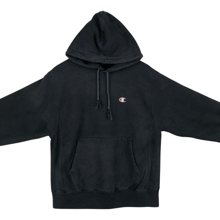 Champion REVERSE WEAVE Reverse Weave Sweat Pullover Hoodie Men's M cotton black type Vintage Second Hand