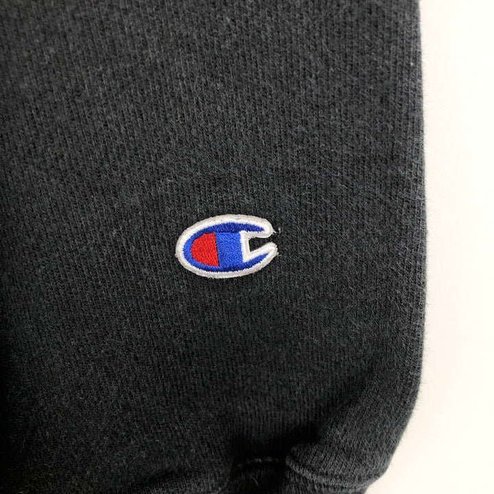 Champion REVERSE WEAVE Reverse Weave Sweat Pullover Hoodie Men's L size cotton black type Vintage Second Hand
