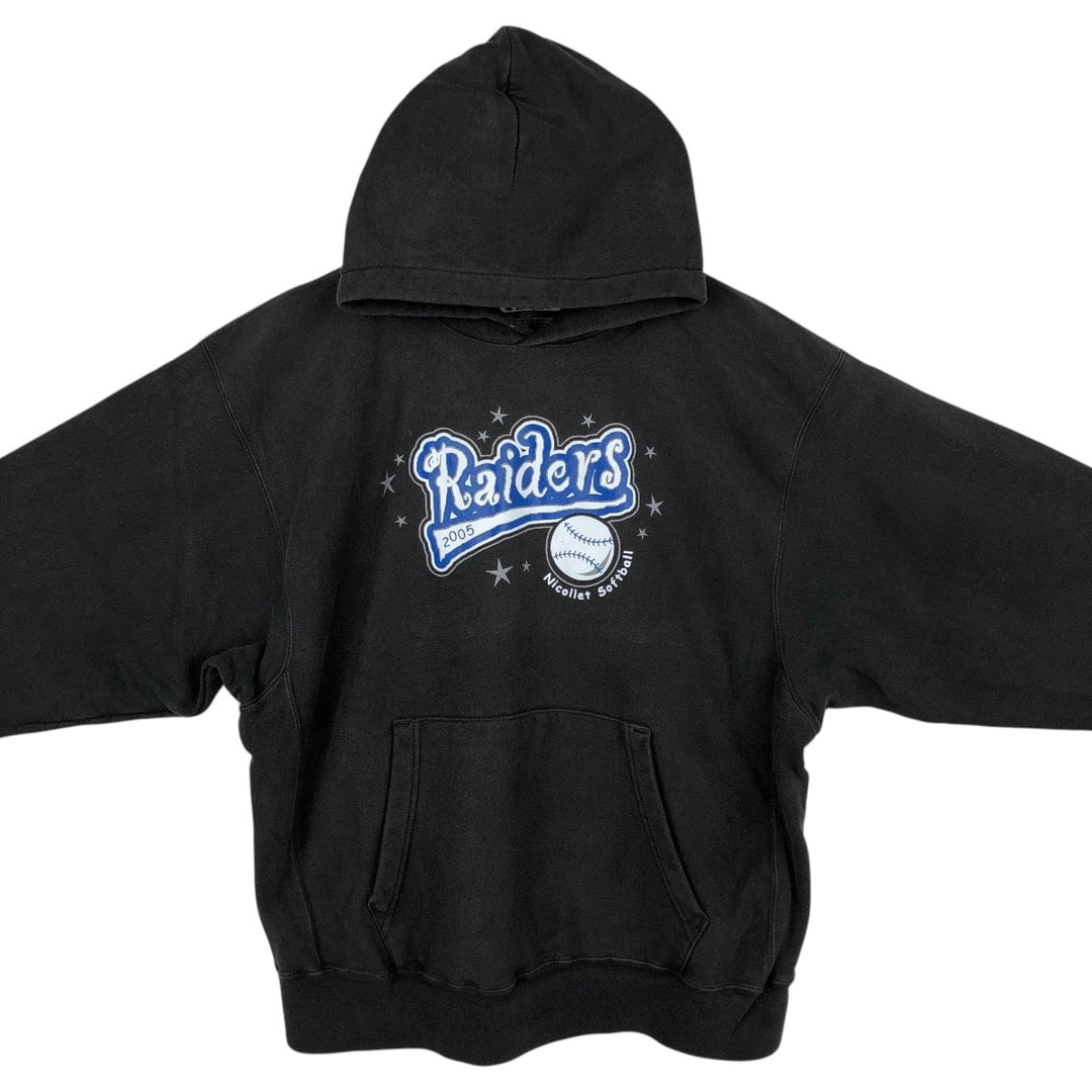 00'S Champion PREMIUM REVERSE WEAVE Premium Reverse Weave Sweat Pullover Hoodie Men's XL cotton Charcoal Vintage Second Hand