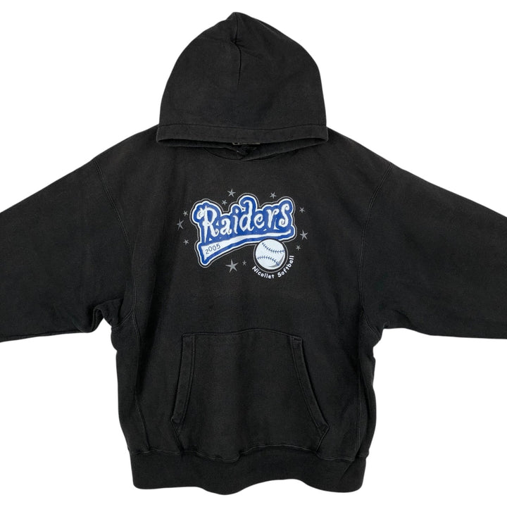 00'S Champion PREMIUM REVERSE WEAVE Premium Reverse Weave Sweat Pullover Hoodie Men's XL cotton Charcoal Vintage Second Hand