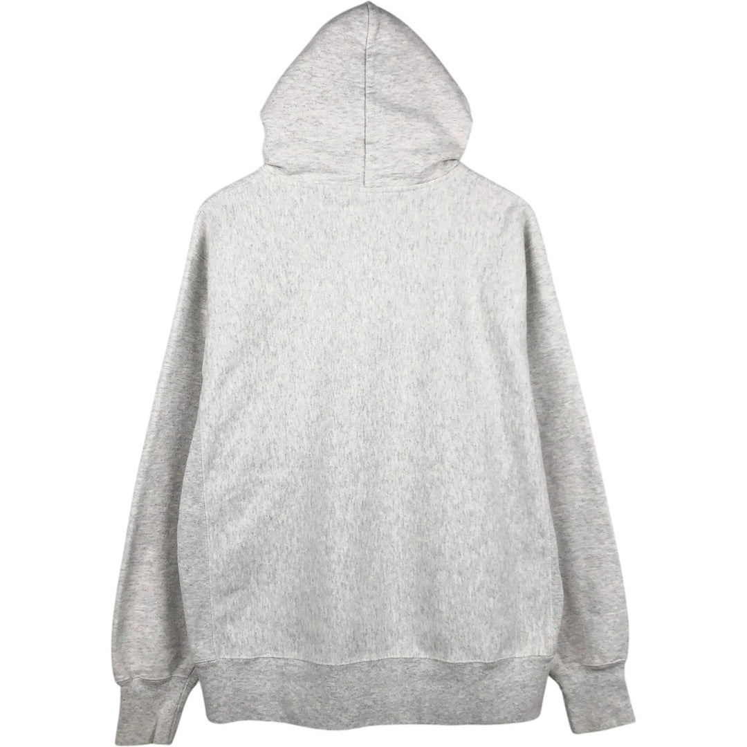 Champion Reverse Weave College Sweatshirt Full Zip Hoodie, Men's Size L cotton gray type Vintage Second Hand