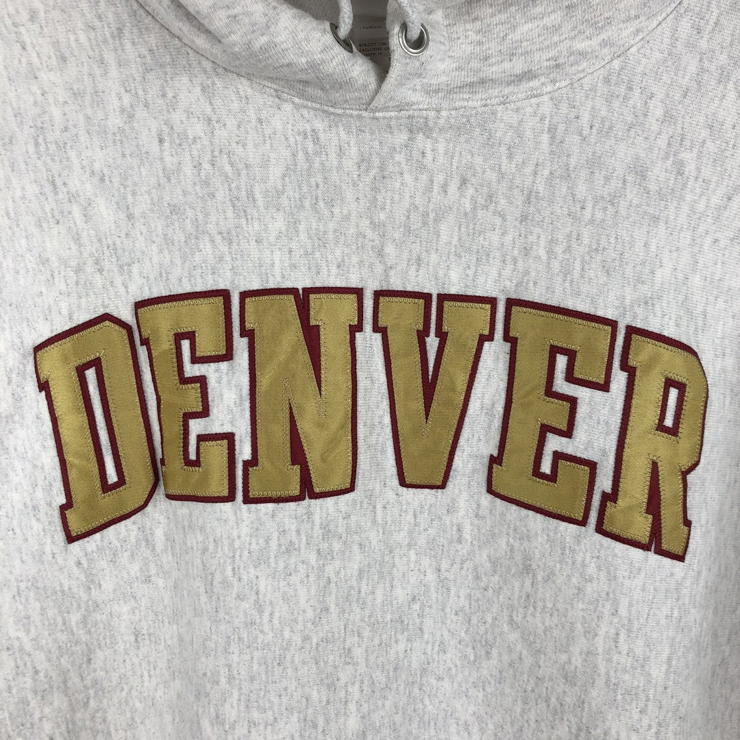 Champion Reverse Weave College Sweatshirt Full Zip Hoodie, Men's Size L cotton gray type Vintage Second Hand