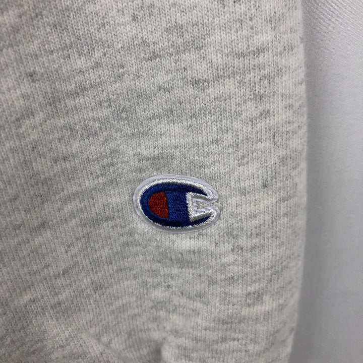 Champion Reverse Weave College Sweatshirt Full Zip Hoodie, Men's Size L cotton gray type Vintage Second Hand