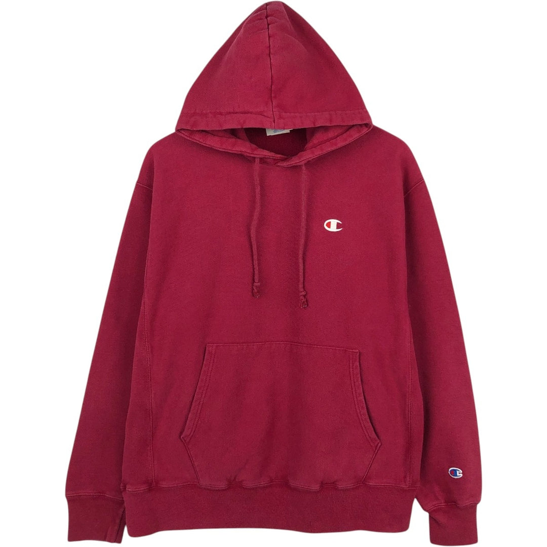 Champion REVERSE WEAVE Reverse Weave Sweat Pullover Hoodie Men's L size cotton red type Vintage Second Hand