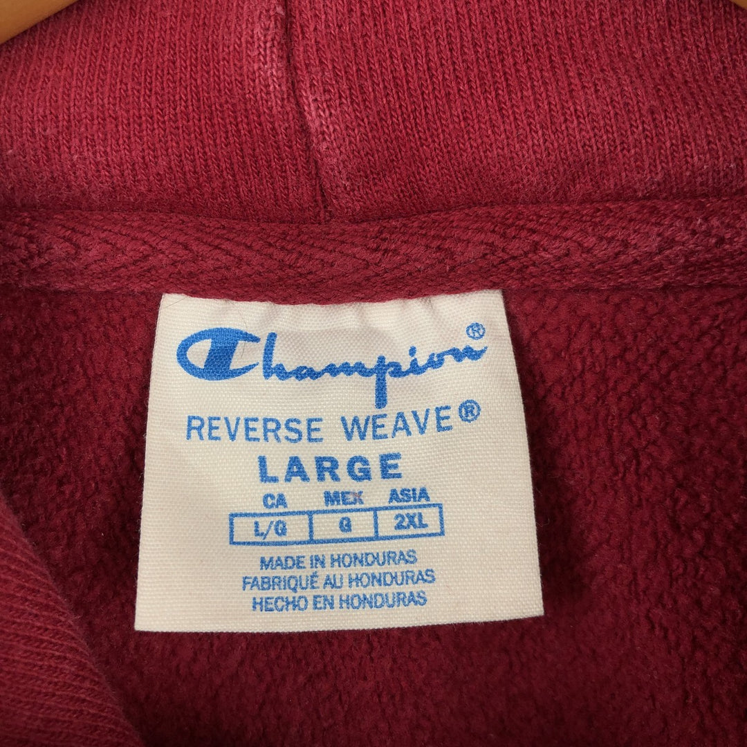 Champion REVERSE WEAVE Reverse Weave Sweat Pullover Hoodie Men's L size cotton red type Vintage Second Hand