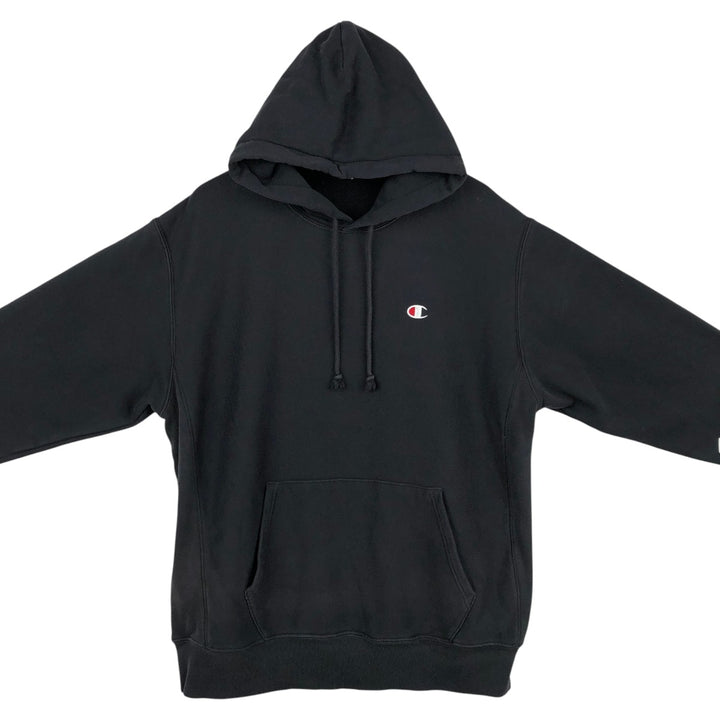 Champion REVERSE WEAVE Reverse Weave Sweat Pullover Hoodie Men's XL cotton black type Vintage Second Hand