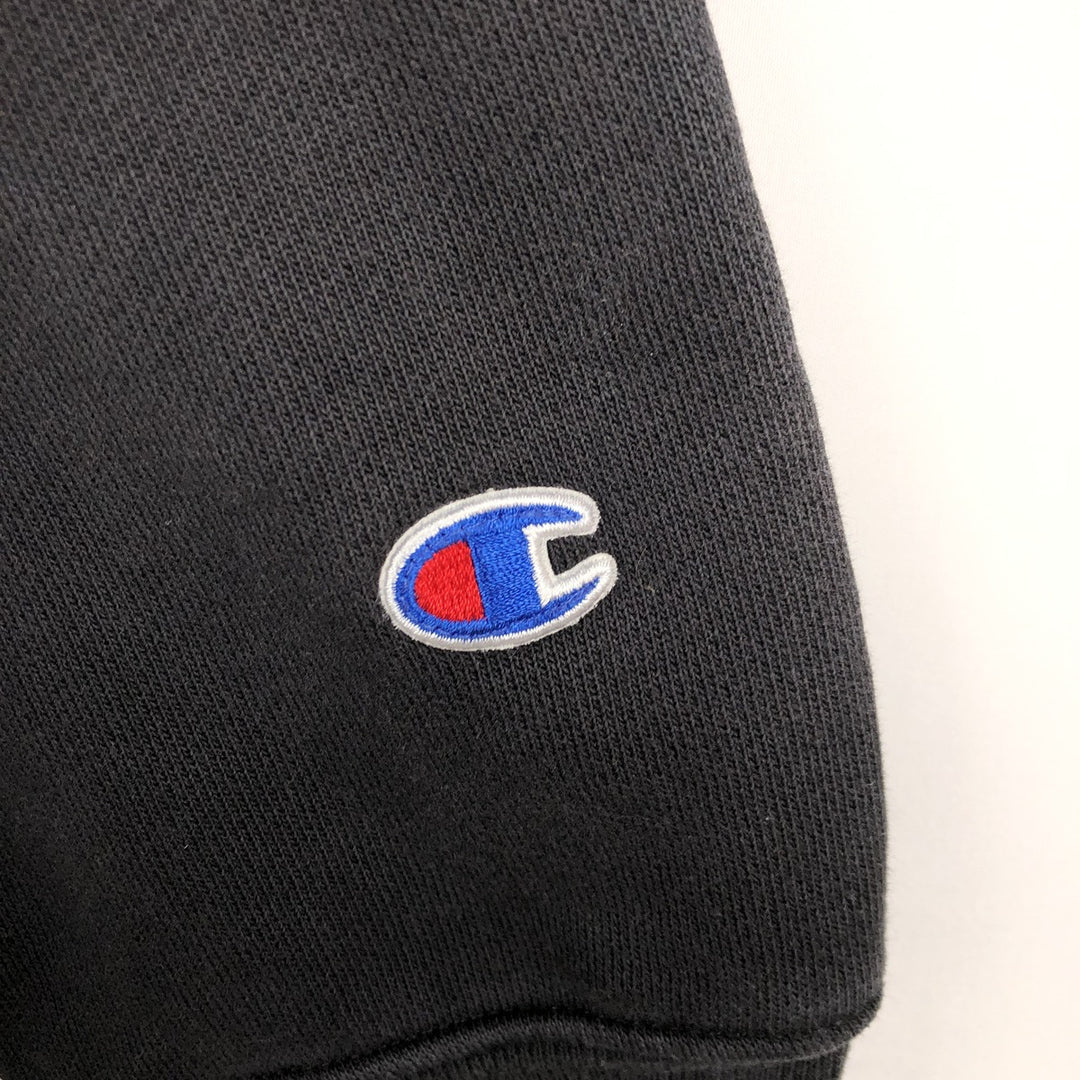 Champion REVERSE WEAVE Reverse Weave Sweat Pullover Hoodie Men's XL cotton black type Vintage Second Hand
