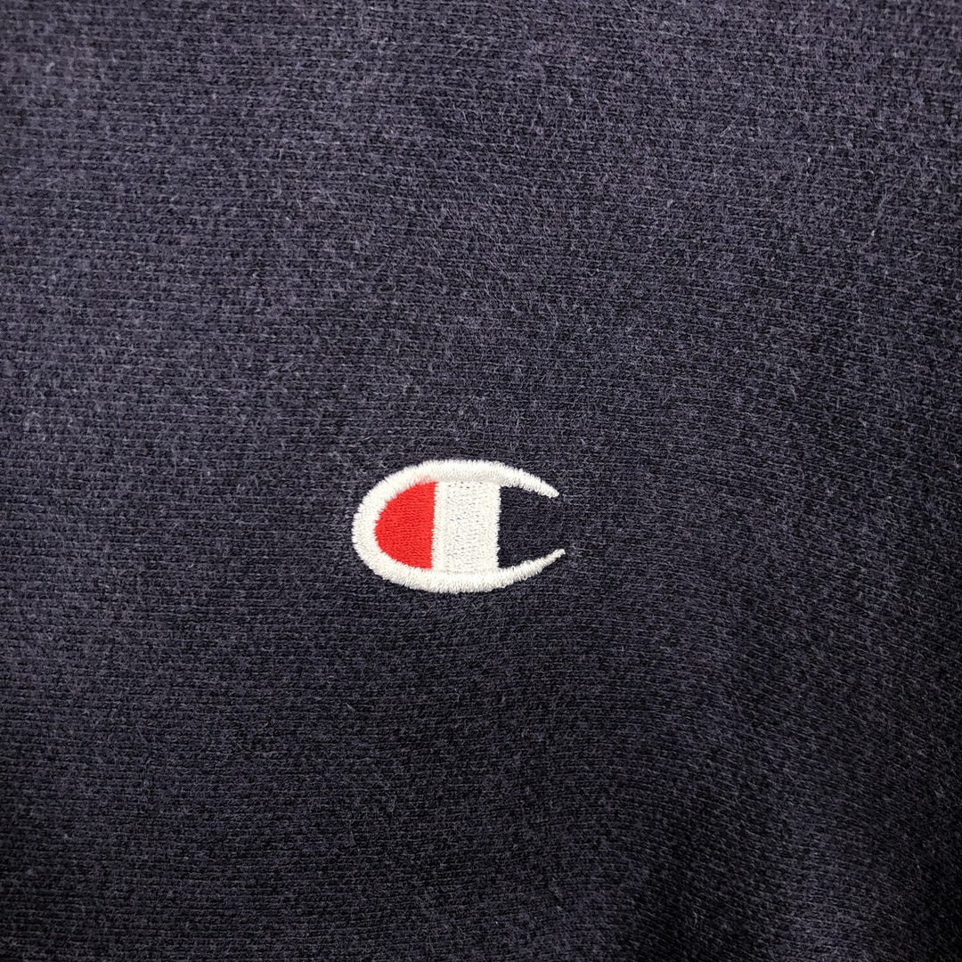Champion REVERSE WEAVE Reverse Weave Sweat Pullover Hoodie Men's L size cotton navy blue type Vintage Second Hand