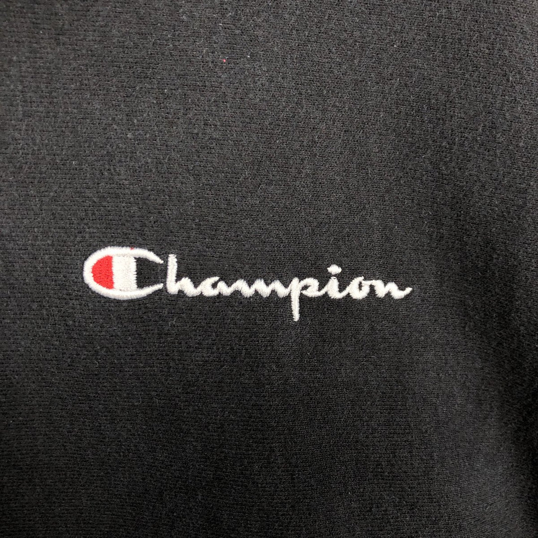 Champion REVERSE WEAVE Reverse Weave Sweat Pullover Hoodie Men's L size cotton black type Vintage Second Hand