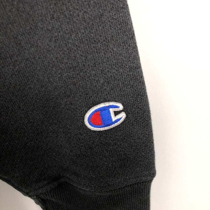 Champion REVERSE WEAVE Reverse Weave Sweat Pullover Hoodie Men's L size cotton black type Vintage Second Hand