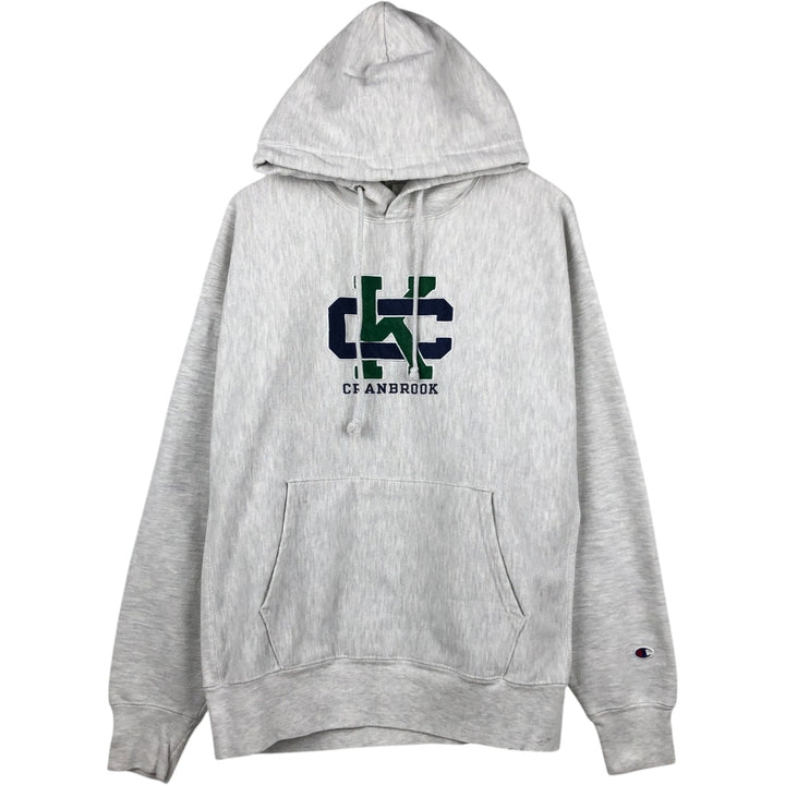 Champion REVERSE WEAVE College Sweat Full-Zip Hoodie, Men's Size XL (approx.) cotton gray type Vintage Second Hand