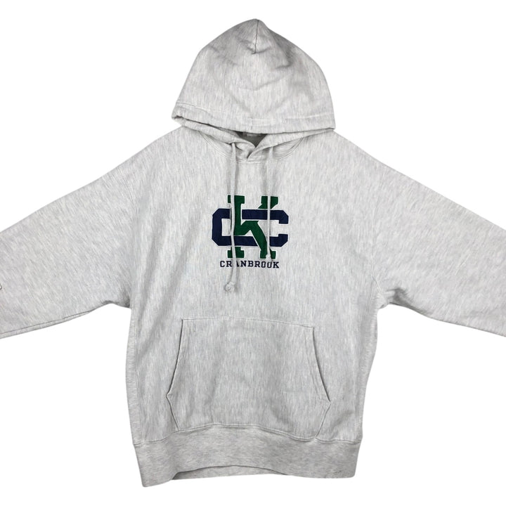 Champion REVERSE WEAVE College Sweat Full-Zip Hoodie, Men's Size XL (approx.) cotton gray type Vintage Second Hand