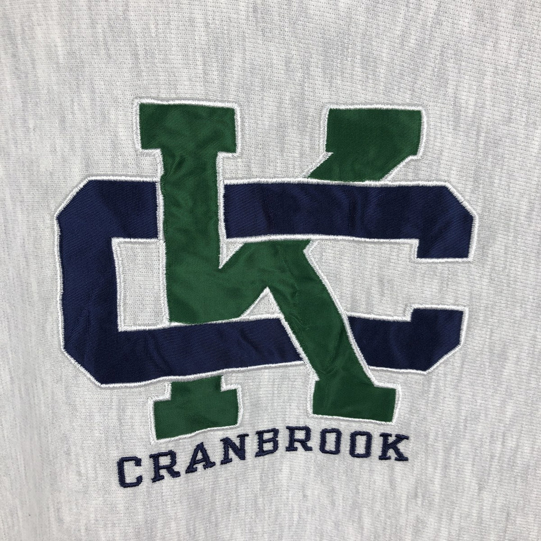 Champion REVERSE WEAVE College Sweat Full-Zip Hoodie, Men's Size XL (approx.) cotton gray type Vintage Second Hand