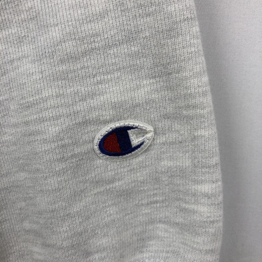 Champion REVERSE WEAVE College Sweat Full-Zip Hoodie, Men's Size XL (approx.) cotton gray type Vintage Second Hand