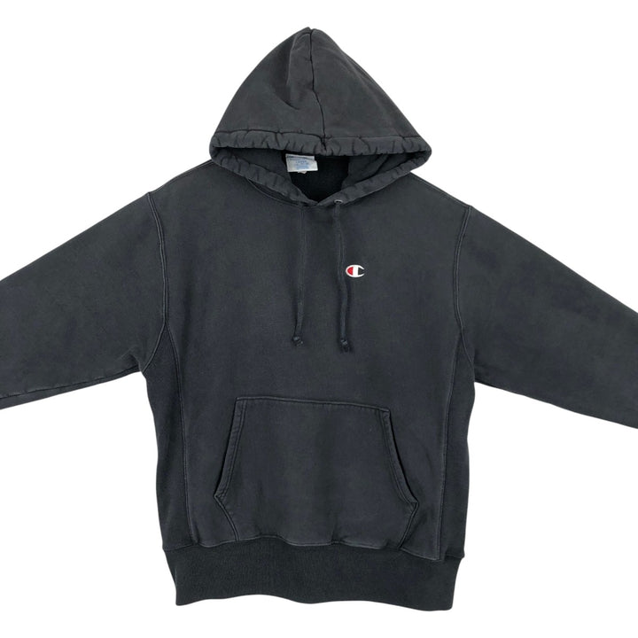 Champion REVERSE WEAVE Reverse Weave Sweat Pullover Hoodie Men's L size cotton black type Vintage Second Hand