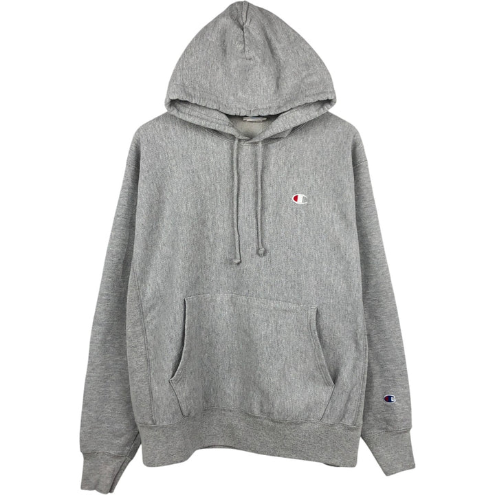 Champion REVERSE WEAVE Reverse Weave Sweat Pullover Hoodie Men's L size cotton gray type Vintage Second Hand