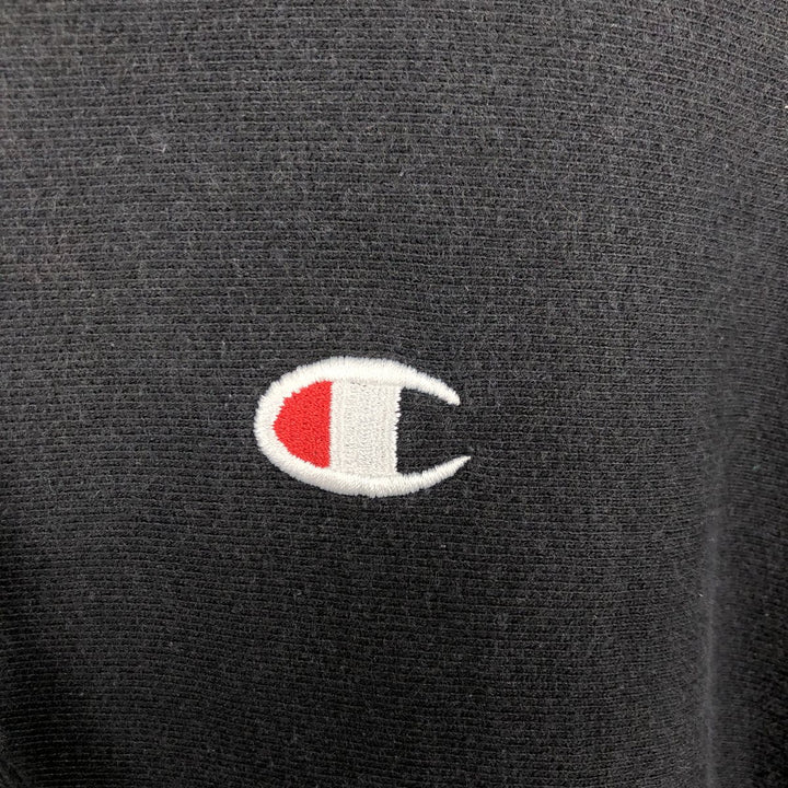 Champion REVERSE WEAVE Reverse Weave Sweat Pullover Hoodie Men's L size cotton black type Vintage Second Hand