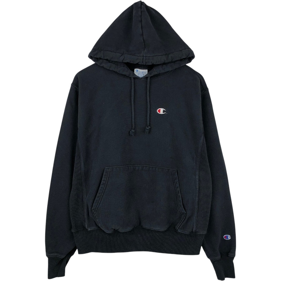 Champion REVERSE WEAVE Reverse Weave Sweat Pullover Hoodie Men's M cotton black type Vintage Second Hand