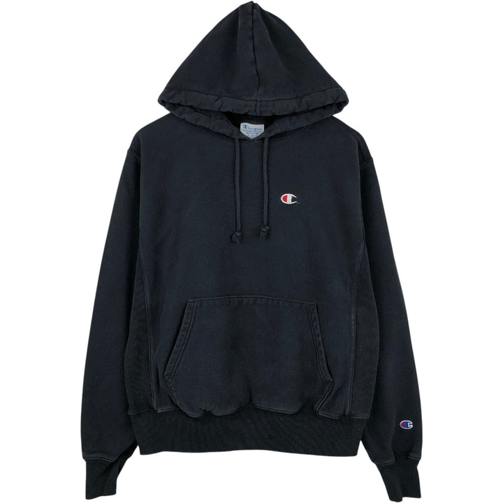 Champion REVERSE WEAVE Reverse Weave Sweat Pullover Hoodie Men's M cotton black type Vintage Second Hand