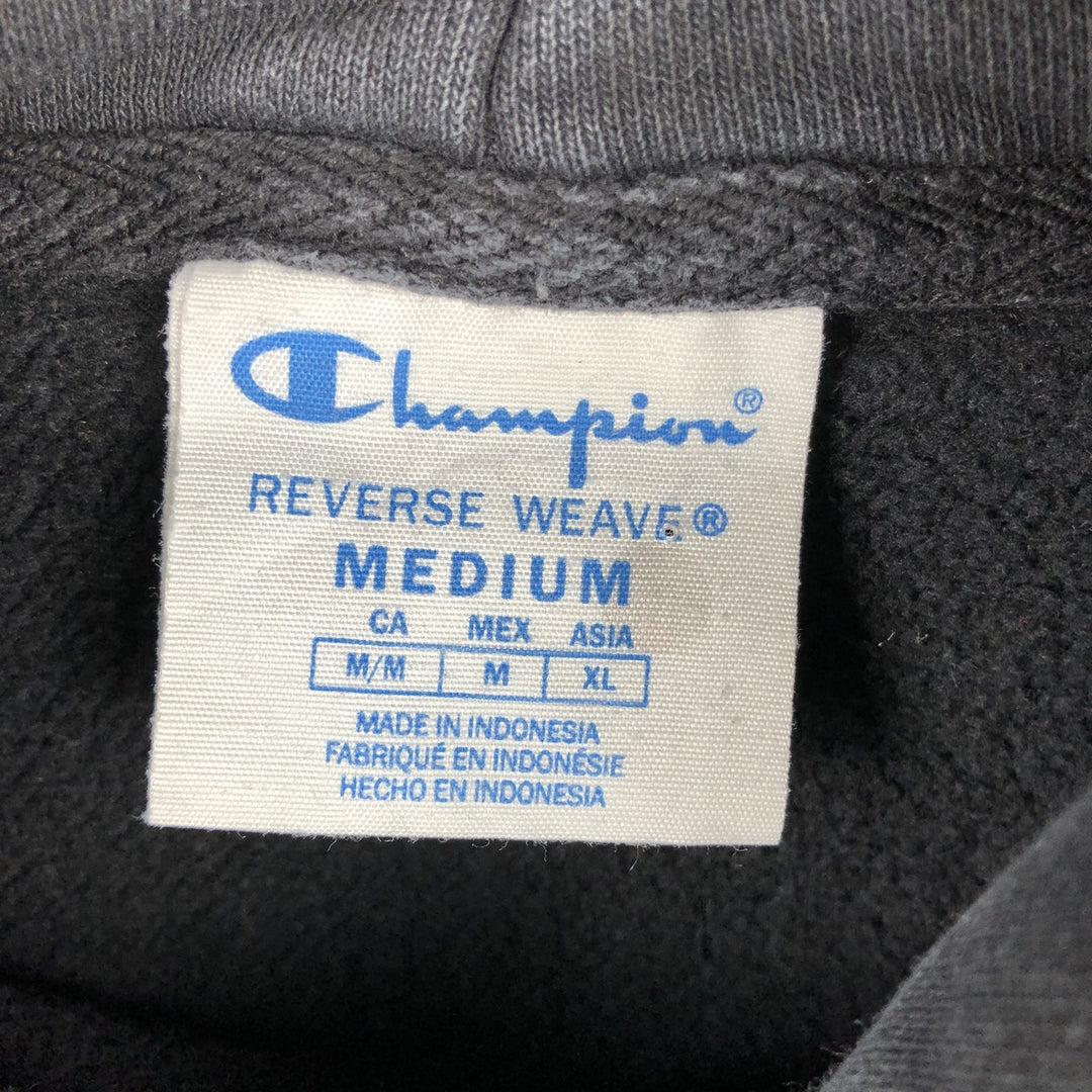 Champion REVERSE WEAVE Reverse Weave Sweat Pullover Hoodie Men's M cotton black type Vintage Second Hand
