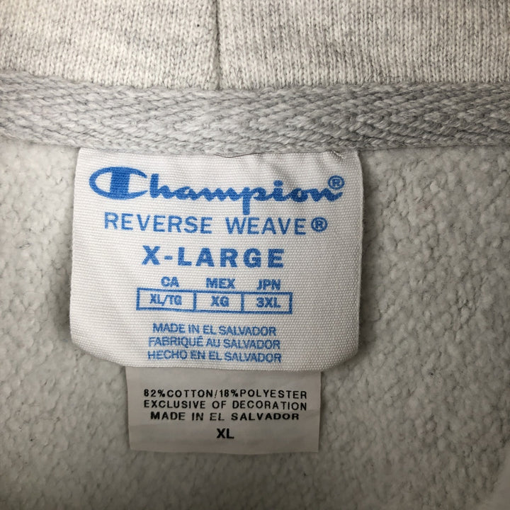 Champion REVERSE WEAVE Reverse Weave College Sweat Pullover Hoodie Men's XL cotton gray type Vintage Second Hand