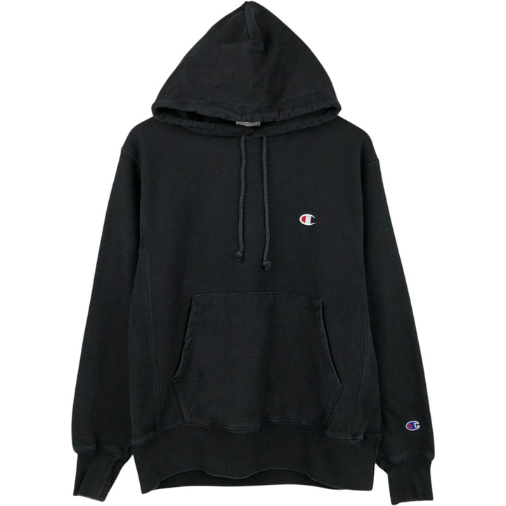 Champion REVERSE WEAVE Reverse Weave Sweat Pullover Hoodie Men's M cotton black type Vintage Second Hand