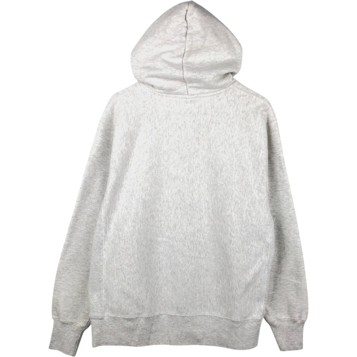 Champion Reverse Weave US Navy Sweat Pullover Hoodie (Men's Size L equivalent) cotton gray type Vintage Second Hand