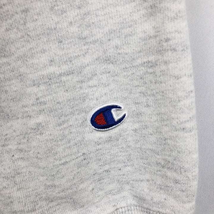 Champion Reverse Weave US Navy Sweat Pullover Hoodie (Men's Size L equivalent) cotton gray type Vintage Second Hand