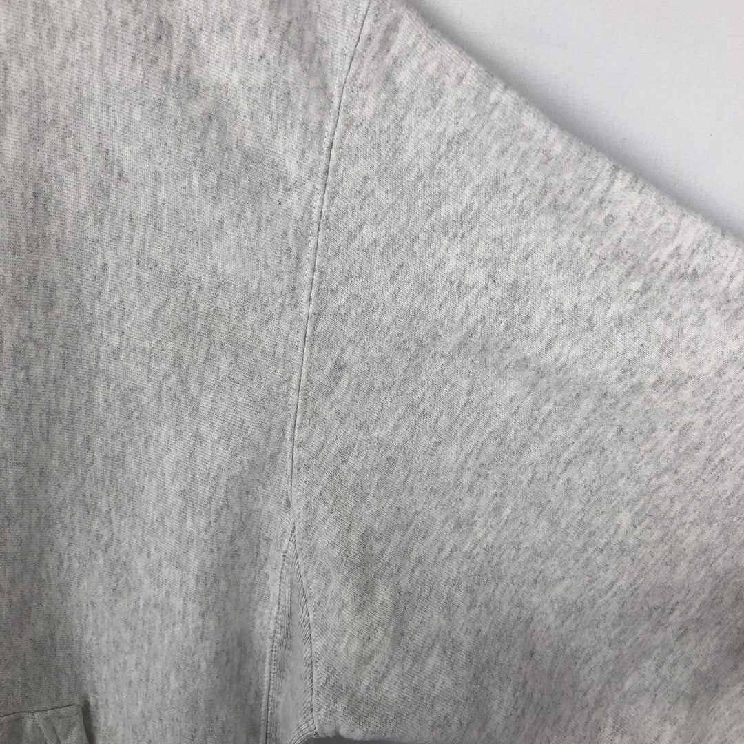 Champion Reverse Weave US Navy Sweat Pullover Hoodie (Men's Size L equivalent) cotton gray type Vintage Second Hand