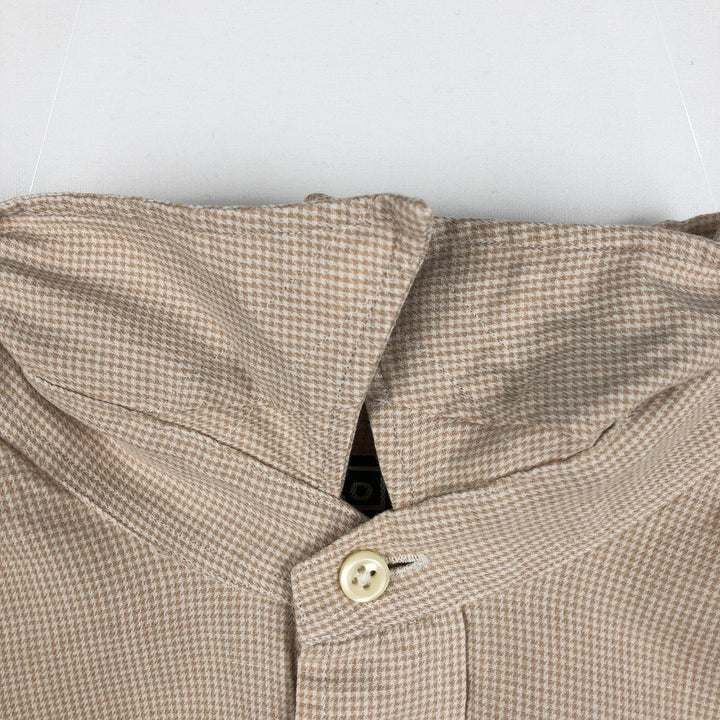 Ralph Lauren POLO by Ralph Lauren LOWELL Long-Sleeve Button-Down Check Shirt, Men's Size L (approx.) cotton orange type Vintage Second Hand