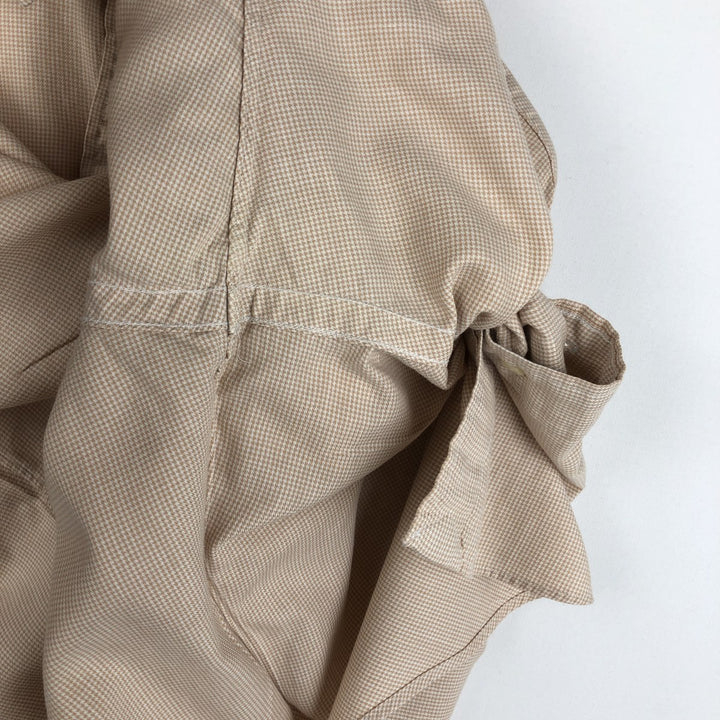 Ralph Lauren POLO by Ralph Lauren LOWELL Long-Sleeve Button-Down Check Shirt, Men's Size L (approx.) cotton orange type Vintage Second Hand