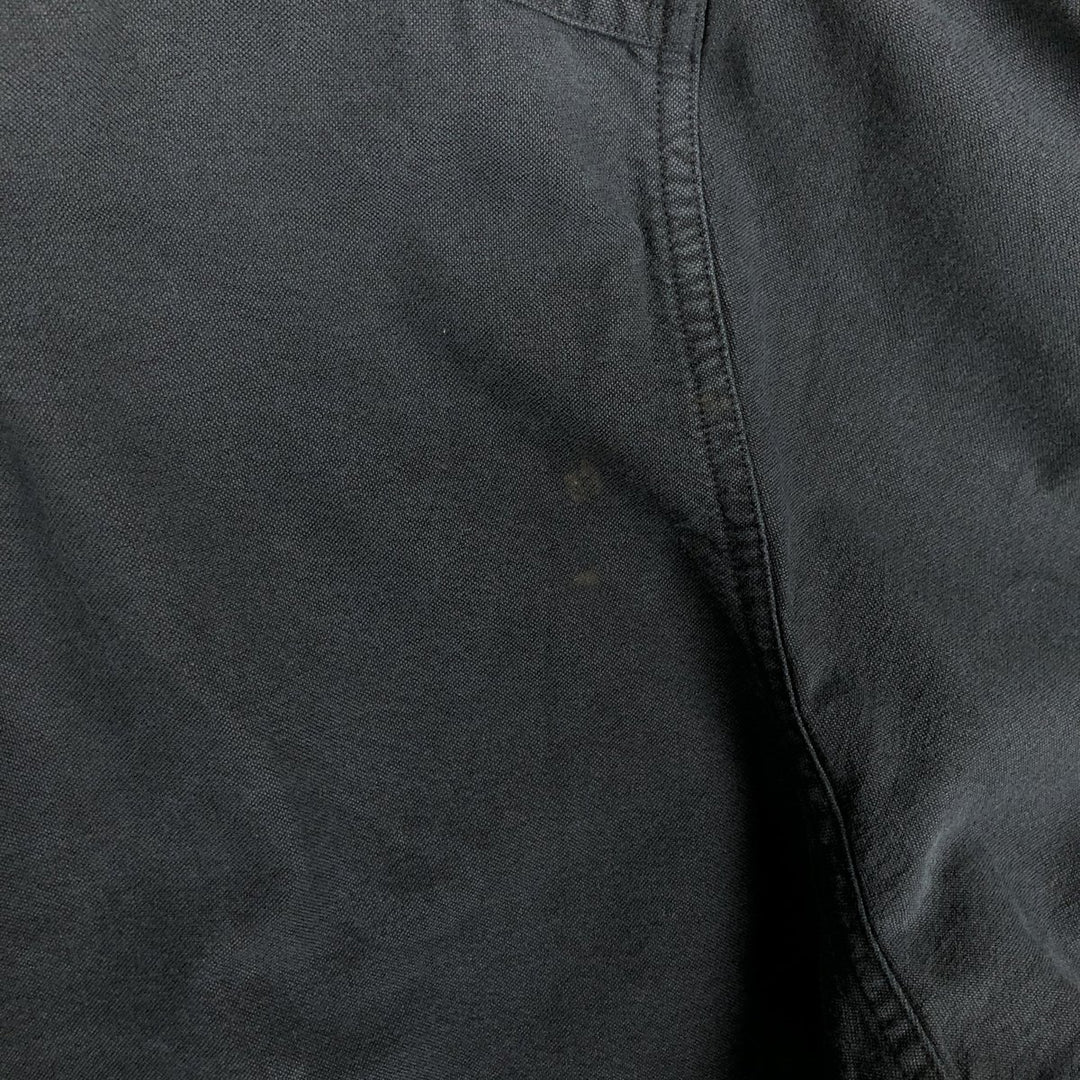Ralph Lauren POLO RALPH LAUREN embroidered long-sleeved cotton shirt, men's size XXL equivalent. cotton black type Vintage Second Hand