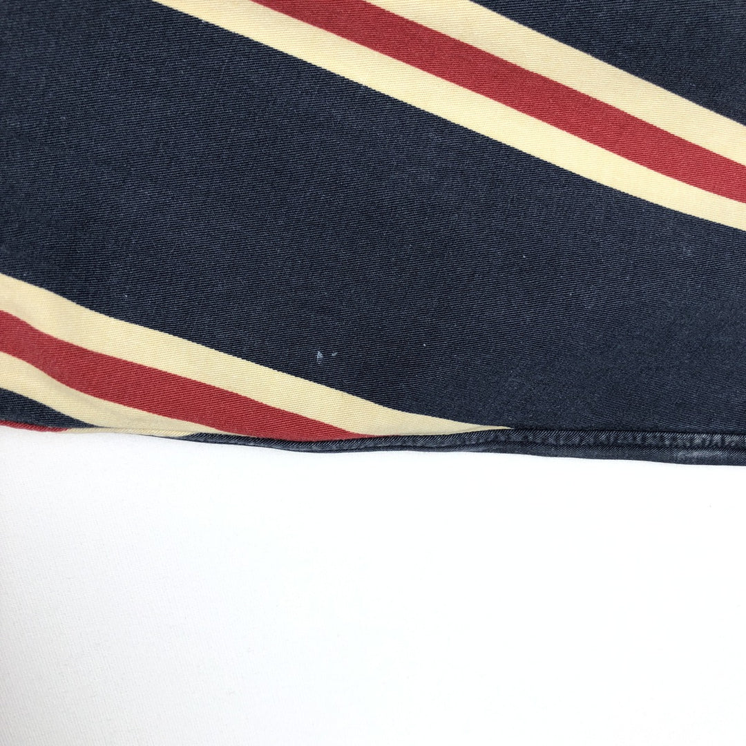 Ralph Lauren POLO by Ralph Lauren long-sleeved button-down striped shirt, men's size XL cotton navy blue type Vintage Second Hand