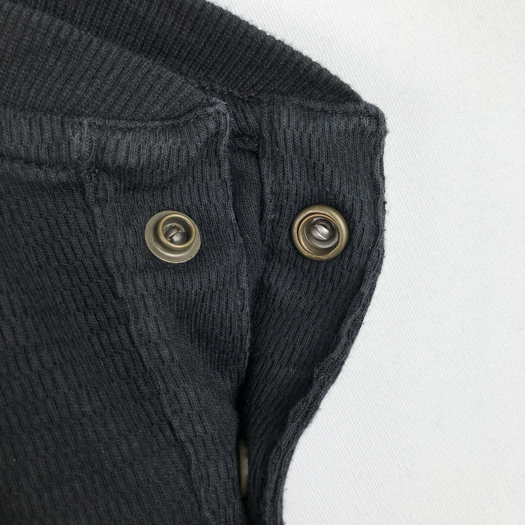Carhartt Henley Neck Thermal Long Tee, Honeycomb, Men's Size L cotton black type Vintage Second Hand