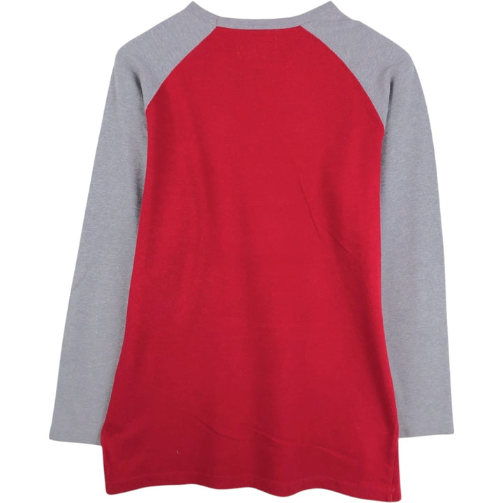Ralph Lauren CHAPS Thermal Long-Sleeve T-Shirt, Men's Size M (approx.) cotton red type Vintage Second Hand