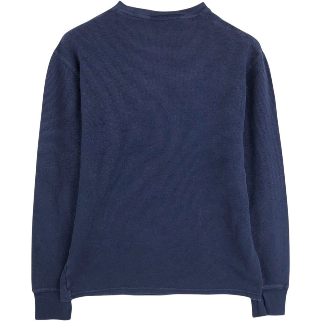 Ralph Lauren Sleepwear Thermal T-Shirt, Waffle, Men's Size M cotton navy blue type Vintage Second Hand